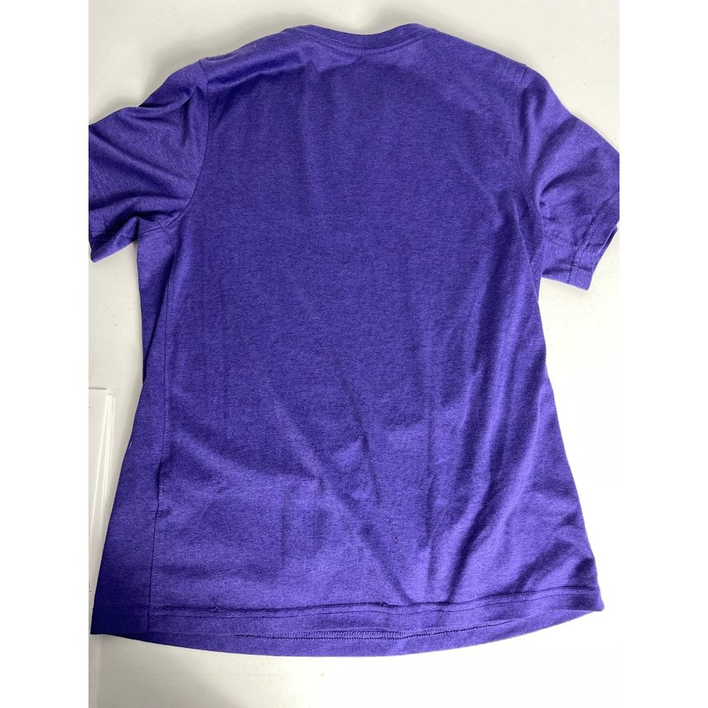 Nike TCU Football Shirt Youth Large Boys Purple Dri-Fit Tee Shirt Short Sleeve - Picture 5 of 6